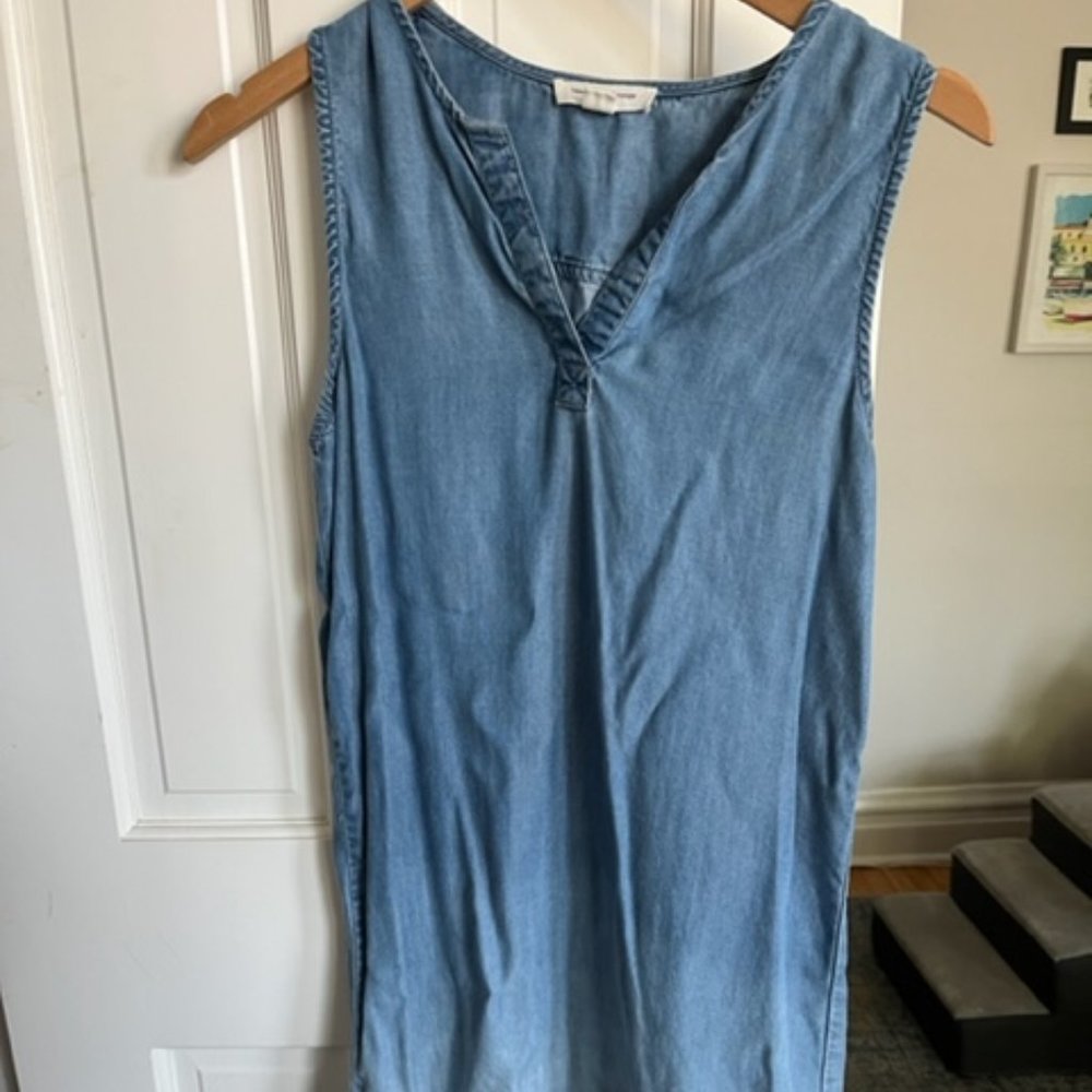 Mini denim ombre dress